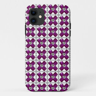 Amethyst Diamond Art, Purple iPhone 11 Case