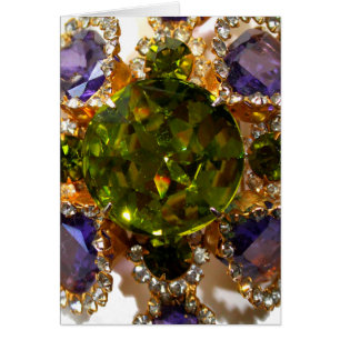 Amethyst, Diamonds, rhinestones, Emeralds