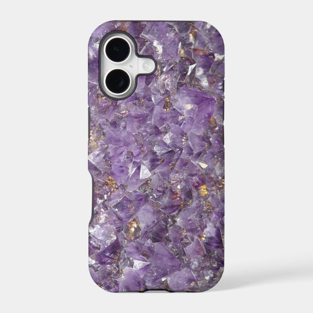 Amethyst gem violet crystal stone (Back)