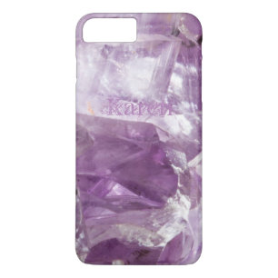 Amethyst Gemstone Crystalline Quartz Purple Lilac Case-Mate iPhone Case