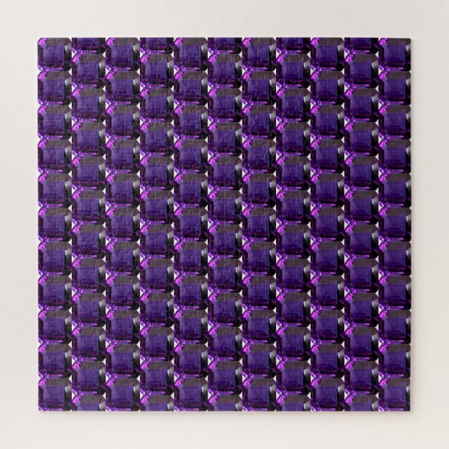 Amethyst Gemstone Purple Jigsaw Puzzle (Vertical)