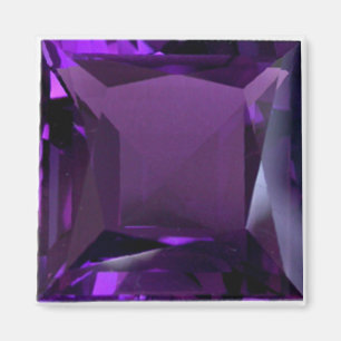 Amethyst Gemstone Purple Magnet