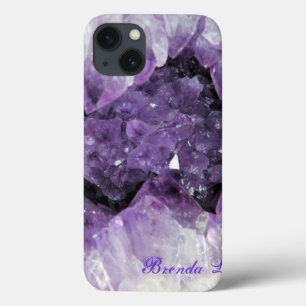 Amethyst Geode 3D iPad case Personalize*
