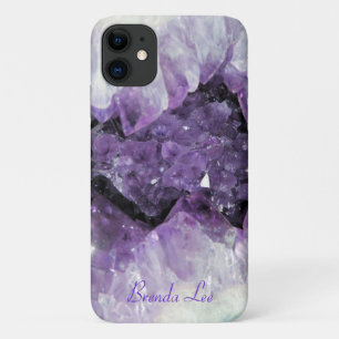 Amethyst Geode 3D look Coque *Personnaliser*