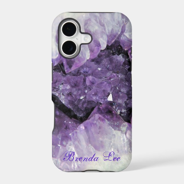 Amethyst Geode 3D look *Personalize* (Back)