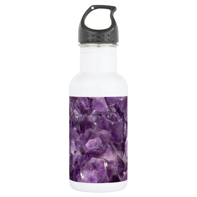 Amethyst Geode 532 Ml Water Bottle (Front)