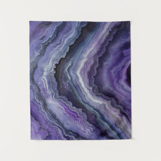 Amethyst Geode Fluid Pour Tapestry