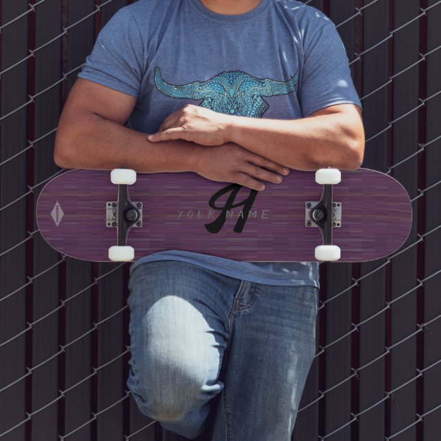 Amethyst Gradient Monogram Skateboard HAMbyWG   (Outdoor 3)