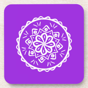 Amethyst Mandala Coaster