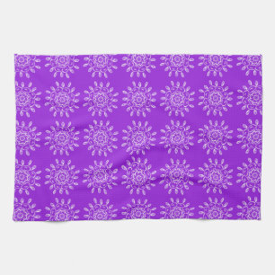 Amethyst Mandala Kitchen Towel