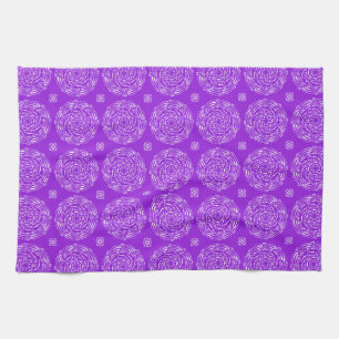 Amethyst Mandala Kitchen Towel