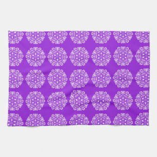 Amethyst Mandala Kitchen Towel