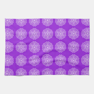 Amethyst Mandala Kitchen Towel