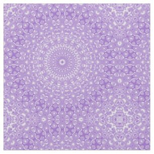 Amethyst Mandala Pattern Design Fabric