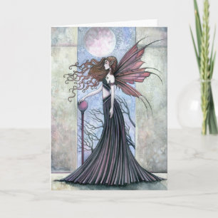 Amethyst Moon Fairy Greeting Card