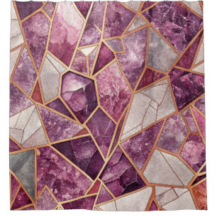 Amethyst Mosaic – Cracked Glass - Purple