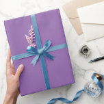 Amethyst Orchid Wrapping Paper<br><div class="desc">Solid colour Amethyst Orchid wrapping paper to match your chosen wedding colour palette.</div>