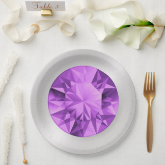 Amethyst Paper Plates