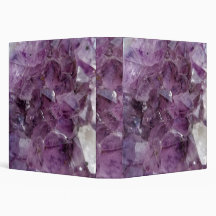 Amethyst Photo 3 Ring Binder
