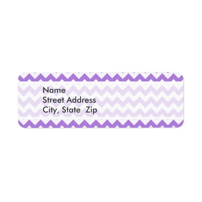 Amethyst Purple Chevron (Devant)