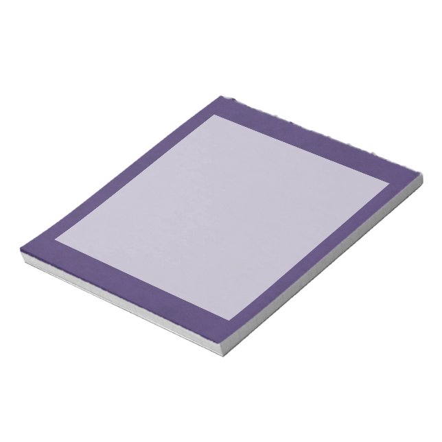 Amethyst Purple Colour Velvet Custom Home Casino Notepad (Rotated)