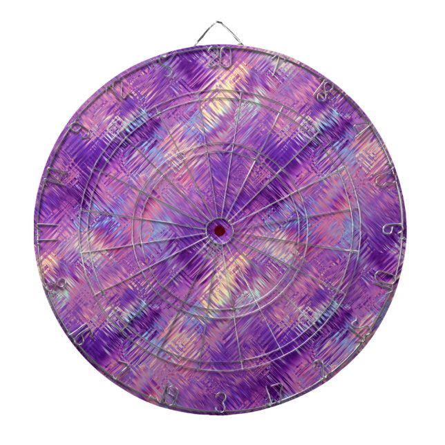 Amethyst Purple Crystal Gel Texture Dartboard (Front)