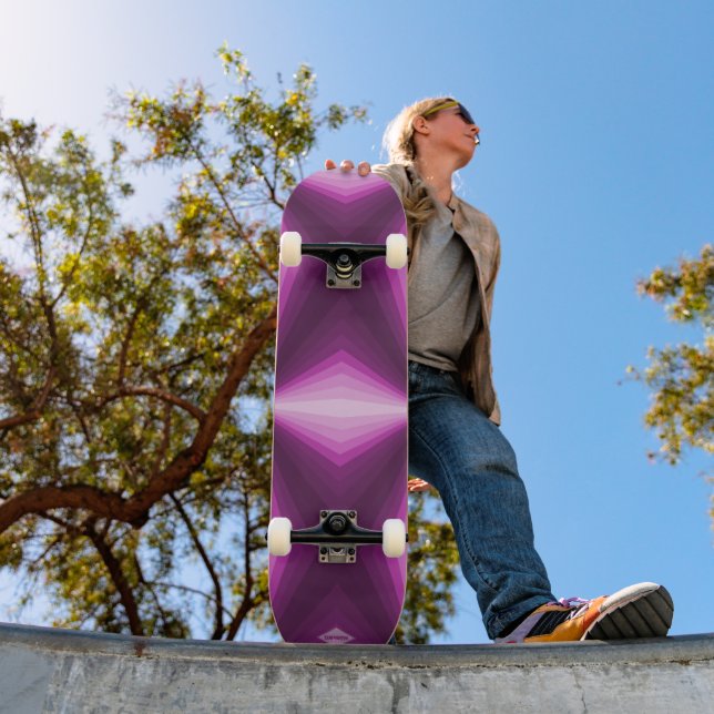 Amethyst Purple Gradient HAMbWG Skateboard (Outdoor 1)