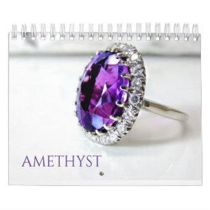 Amethyst Purple Shining Gemstones Jewellery Photos Calendar