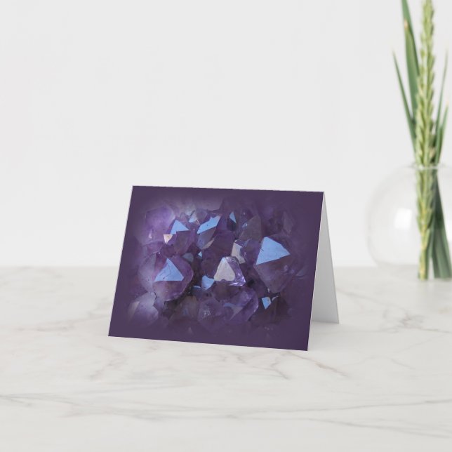 Amethyst Quartz Card (Front)