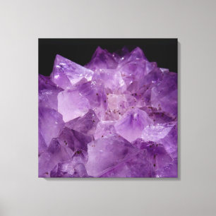 Amethyst Raw Stones Canvas Print