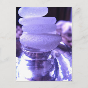 Amethyst Sea Glass Postcard