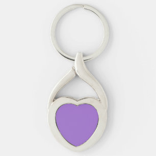 Amethyst (solid colour)  keychain
