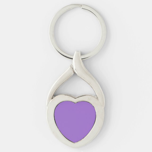Amethyst (solid colour)  keychain (Front)