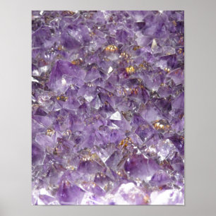 Amethyst Sparkles Poster