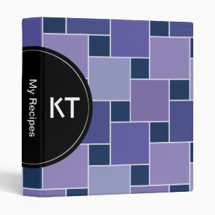 Amethyst Squares Binder