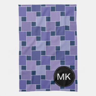 Amethyst Squares Kitchen Towel