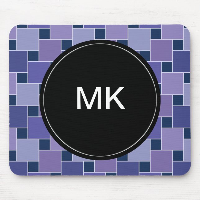 Amethyst Squares Mouse Pad (Front)