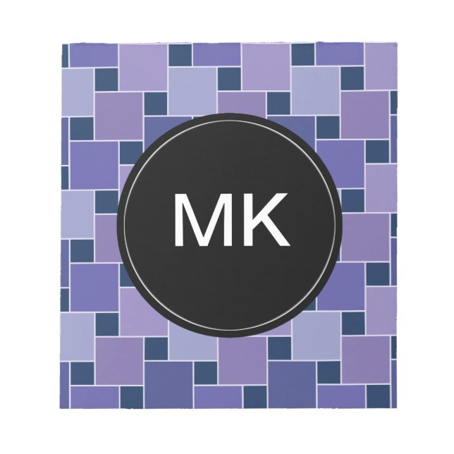 Amethyst Squares Notepad (Front)