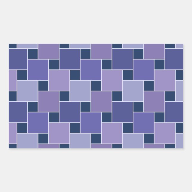 Amethyst Squares Sticker (Front)