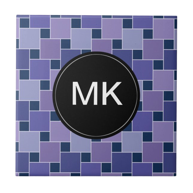 Amethyst Squares Tile (Front)