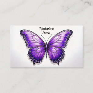 Amethyst Wings Handles Business Card