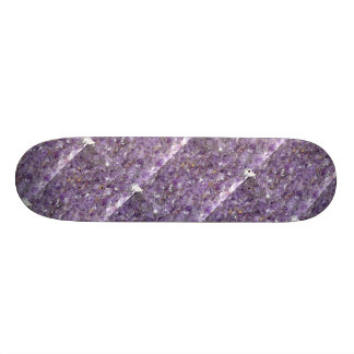 Amethyst with Gold Flecked Pattern Skateboard