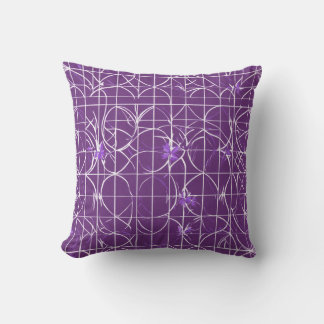 Améthyste Coussin en tuile florale - Élégance mini