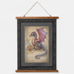Améthyste Dragon Tapisserie victorienne antique