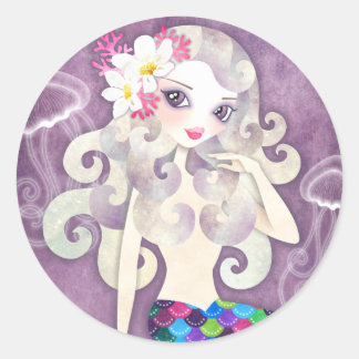 Amethyste Mermaid Stickers Seals