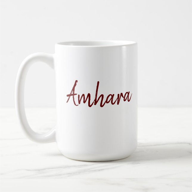 Amhara Ethiopia Mug (Left)