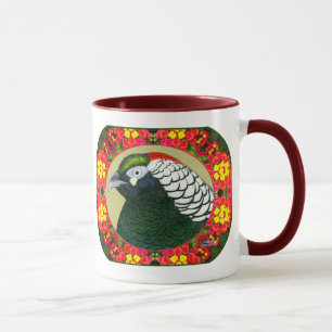 Amherst Pheasant and Flowers Mug