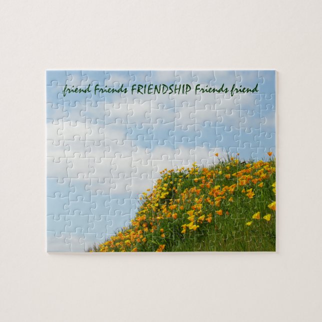 ami Amis AMITIÉ Amis ami puzzle (Horizontal)