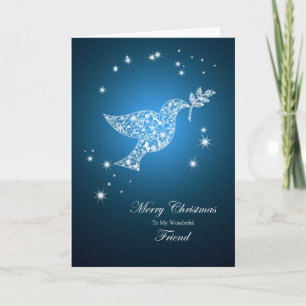 Ami, Carte de Noël Dove of peace