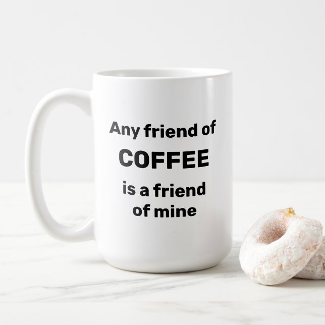 Ami de tasse de café (Avec donut)